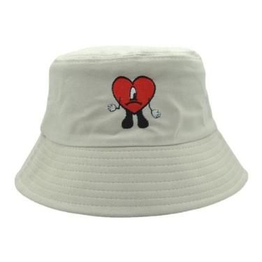 Imagem de Bucket Hat Bads Bunny Anime Unissex Beach Fishing 58-60cm - Yiweisai