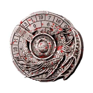 Imagem de Dado Giratório De Metal 7 Em 1 Para Dungeons And Dragons DND Spinner D