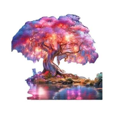 Imagem de Kit Completo De Pintura Com Diamantes 2024, Paisagem De Árvore, Kit De