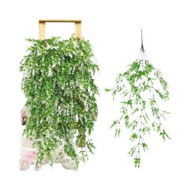 Imagem de Guirlanda De Flores De Lavanda Artificial De 75cm Para Decoração De Ca