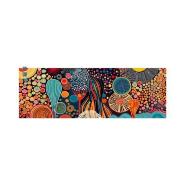 Imagem de Pintura Em Tela De Exposição De Flores Yayoi Kusama Arte De Parede Par