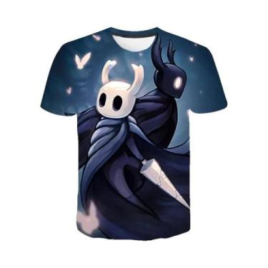 Imagem de Camisetas Casuais Infantis Com Desenhos Animados, Hollow Knight, Estam