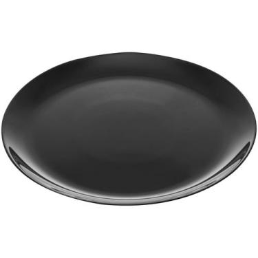 Imagem de Prato Raso de Vidro Opalino Diwali Black 27cm - Luminarc