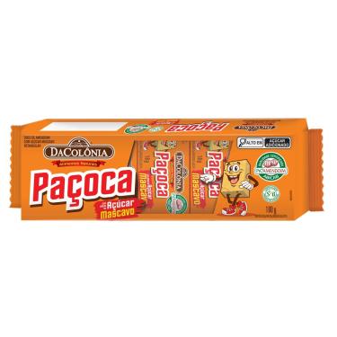 Imagem de PACOCA ACUCAR MASCAVO RETANGULAR DACOLONIA 180G