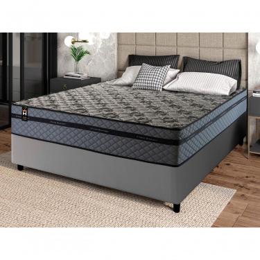 Imagem de Cama Box Molas Ensacadas Montreal Casal 138x188 King House