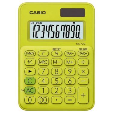 Imagem de Calculadora de Mesa Casio Colorida MS7UC 10 Dígitos Design Premiado So