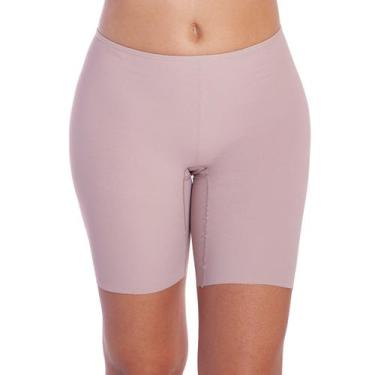 Imagem de Calcinha Shorts Box Feminina Microfibra Nayane Rodrigues, P, Chocolate