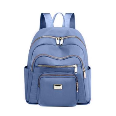 Imagem de Bolsa Mochila Feminina Média Nylon Tecido Pratica Estilosa - Multineos