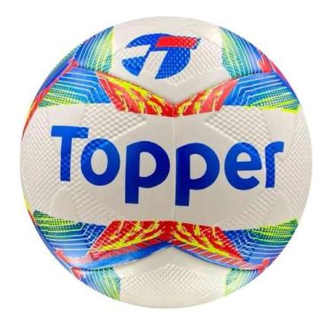 Imagem de Bola Futebol Society Topper Slick Cup 24, Branco, Azul, Único