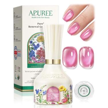 Imagem de Esmalte em Gel APUREE Olho de Gato Aura Rosa 20ml