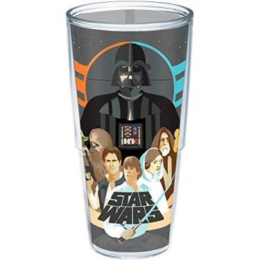 Imagem de Tervis Feito nos EUA Parede Dupla Star Wars Copo Isolado Mantém Bebidas Frias e Quentes, 680 g - Sem Tampa, Grupo Clássico