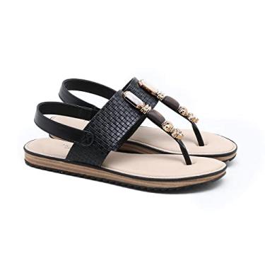 Imagem de Sandália Rasteira Modare Tressê Preta