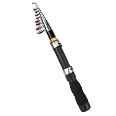 Imagem de vara de mar pequena port¨¢til vara curta de pesca no gelo Mini ferramentas de pesca de mar para pesca de truta de salm?o baixo(2.1M),Mini vara de pesca, Varas de pesca do mar Vara telesc¡§?pica D