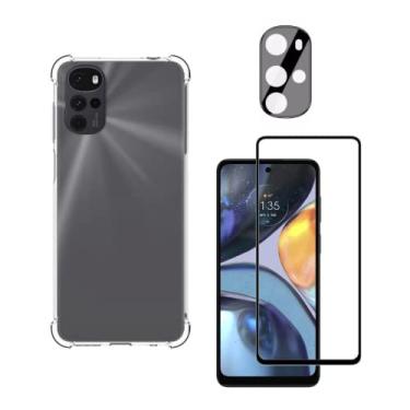 Imagem de Capa Capinha Compatível Com Motorola Moto G22 + Película de Vdiro 3D + Película de Câmera - (C7COMPANY)