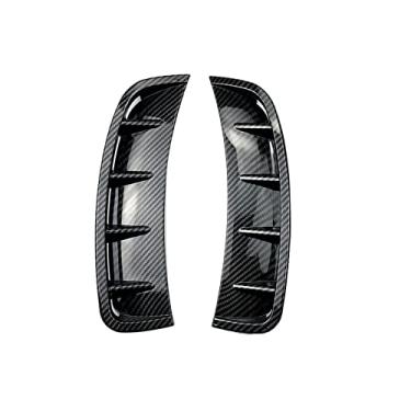 Imagem de FINMOKAL Para Benz Classe A W177 A35 Amg Black Para-Choque Frontal Spoiler Lateral Tampa De Entrada De Ar Impresso Em Fibra De Carbono