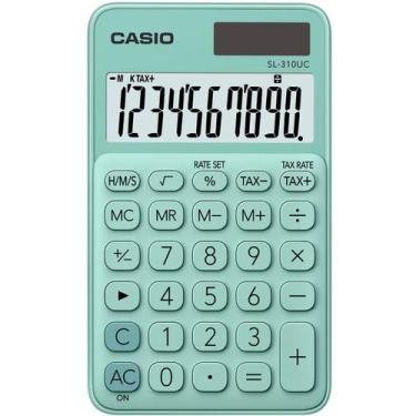 Imagem de Calculadora De Mesa 10Dig.Verde Solar/Bat.Fun.H/Tx - Casio