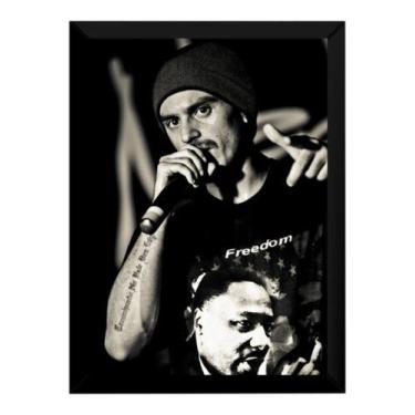 Imagem de Quadro Rapper Eduardo Taddeo Ideologia Rap Nacional - Fanarte