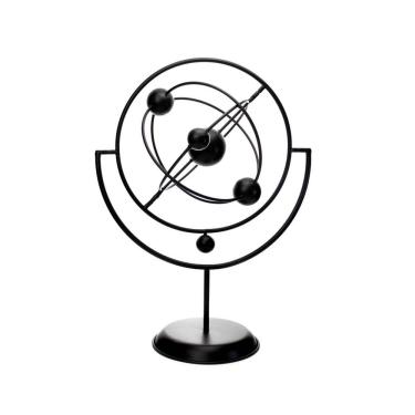 Imagem de Escultura Decorativa Globo átomo Molecular 50x38x19,5 Cm - D'rossi