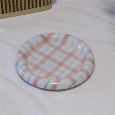 Imagem de Prato de serviço prato de cerâmica para casa de 20 cm prato quadriculado prato de grafite valor café da manhã prato de sobremesa prato de frutas para cozinha pratos de restaurante (cor: 2)