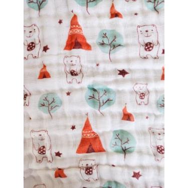 Imagem de Kit Enxoval Roupão + Toalha Banho para Bebê com Capuz 100% Algodão Soft (Urso Oca)