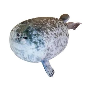 Imagem de Almofada De Pelúcia Fofa De Simulação De Foca Mãe E Filho 20-50 Cm, Br