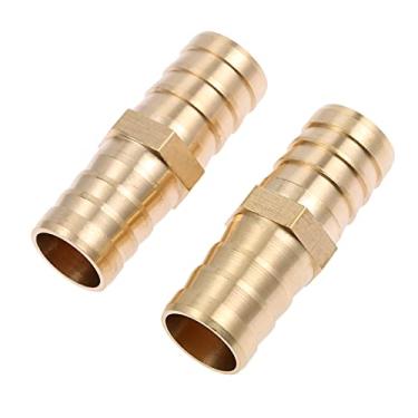 Imagem de 2 pcs 6mm- 19mm bronze reto marceneiro de mangueira barbeado conector de combustível de ar tubo de água tubo de água tubulação pneumática de gás pneumático redutor de acessórios YYDFPIIA