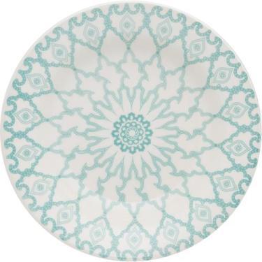 Imagem de Kit 12 Pratos Rasos Donna Mandala Oxford Cerâmica 24cm - Genérico