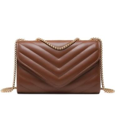 Imagem de Bolsa tiracolo feminina Dasein acolchoada para café à noite