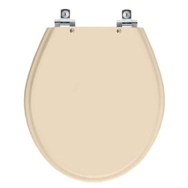 Imagem de Assento Sanitário Soft Close Ravena Amendoa Para Vaso Deca