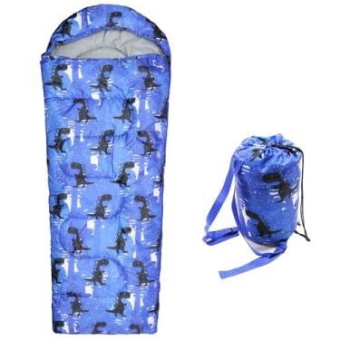 Imagem de Saco de dormir Tupen Kids Camping Hiking 3 Season Blue - Tuphen