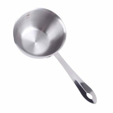 Imagem de Eacam Panela Aquecedora de Manteiga Em Aço Inoxidável Com Fundo de Indução, Panela Quente para Leite, Panela de Reaquecimento para Derreter Chocolate, Caramelo, Queijo (300ML)