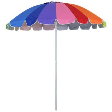 Imagem de Guarda-Sol Central Toscana Articulado em Alumínio 2,20m Rainbow 22000 