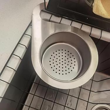 Imagem de Cesta de drenagem sob o balcão - Cesta de aço inoxidável que libera instantaneamente espaço na bancada da cozinha