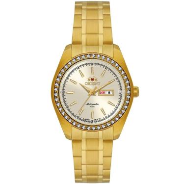 Imagem de Relógio ORIENT feminino automático dourado NH6GG003 C1KX
