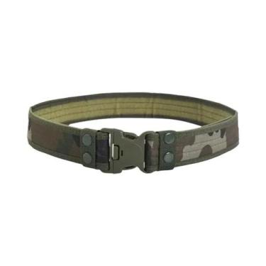 Imagem de Cinto Tático De Camuflagem De 130cm Para Homens E Mulheres Com Fivela 