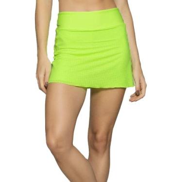 Imagem de Shorts Saia Run More Max Fresh Feminino, Verde neon, P