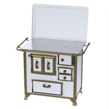 Imagem de Fogao a Lenha N 1 Renaissance Chapa de Aluminio Branco