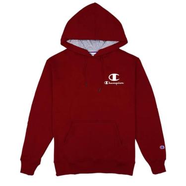 Imagem de Moletom Champion Felpado c Capuz Cl Graphic Ink Bordô-Masculino