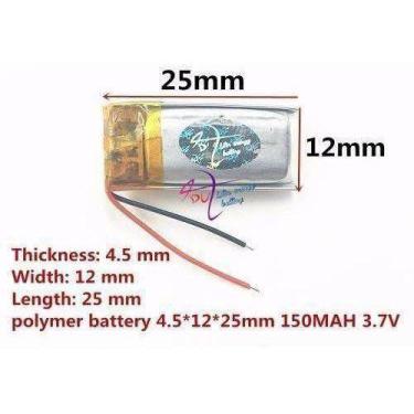 Imagem de Bateria Pequena APARELHO Walkman Nwz-w262 Nwz-w263 451225 150mah 2 fio