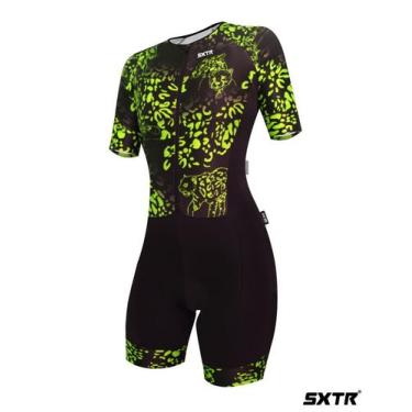 Imagem de Macaquinho Ciclismo Manga Curta Selva Limão - SXTR - Sportxtreme, P