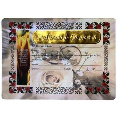 Imagem de Certificado de Casamento - Diversos, Único