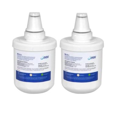 Imagem de Kit 2 Filtro Interno BBI FS-2 Geladeira Refrigerador Samsung HAFIN2/EX