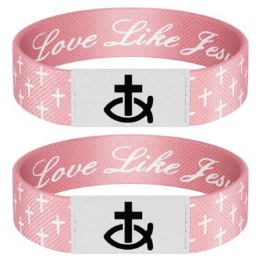 Imagem de Pulseira com versículo da Bíblia, pulseira de Jesus para enriquecimento espiritual, versículo bíblico tocado via smartphone, pulseira cristã para mulheres, homens e adolescentes, 185*15mm, Sem Pedra