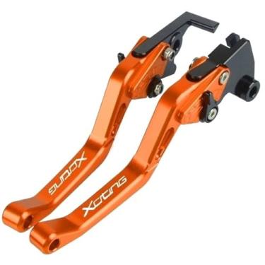 Imagem de Alavancas de freio e embreagem ajustáveis ​​para motocicletas, peça de reposição, alavanca de manopla, acessórios para alavanca de freio e embreagem, para KY-MCO XCITING 250 300 400 500 todos os anos