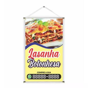 Imagem de Banner pronto Lasanha BA 326 medida 45x70 cm arte pronta