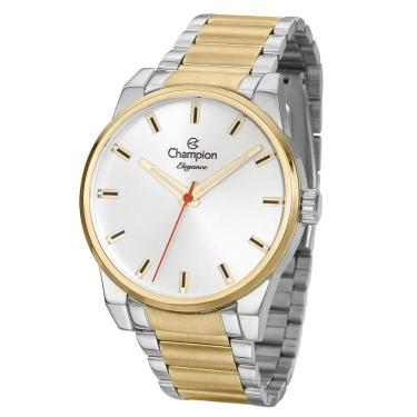 Imagem de Relógio Feminino Analógico Champion CN27590B – Dourado/Prata