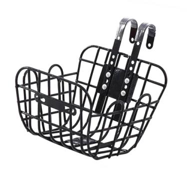 Imagem de Generic Cesta de bicicleta infantil frontal, cesta de bicicleta infantil resistente para triciclos infantis, à prova d'água, meninos e meninas, fácil, S Hook Mount