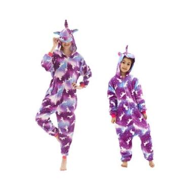 Imagem de Kigurumi Adulto de Flanela - Tigre, Veado, Raposa, Unicórnio ou Leão -