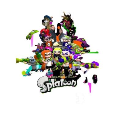 Imagem de Pôster De Arte Anime Splatoon 3 Impressão Em Canvas Decoração De Pared