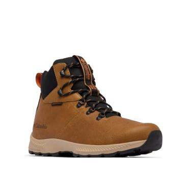 Imagem de Columbia Bota masculina Landroamer Explorer impermeável para caminhada, Alce/laranja picante, 41